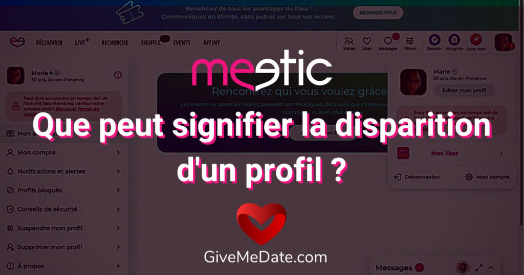 comment supprimer mon profil meetic