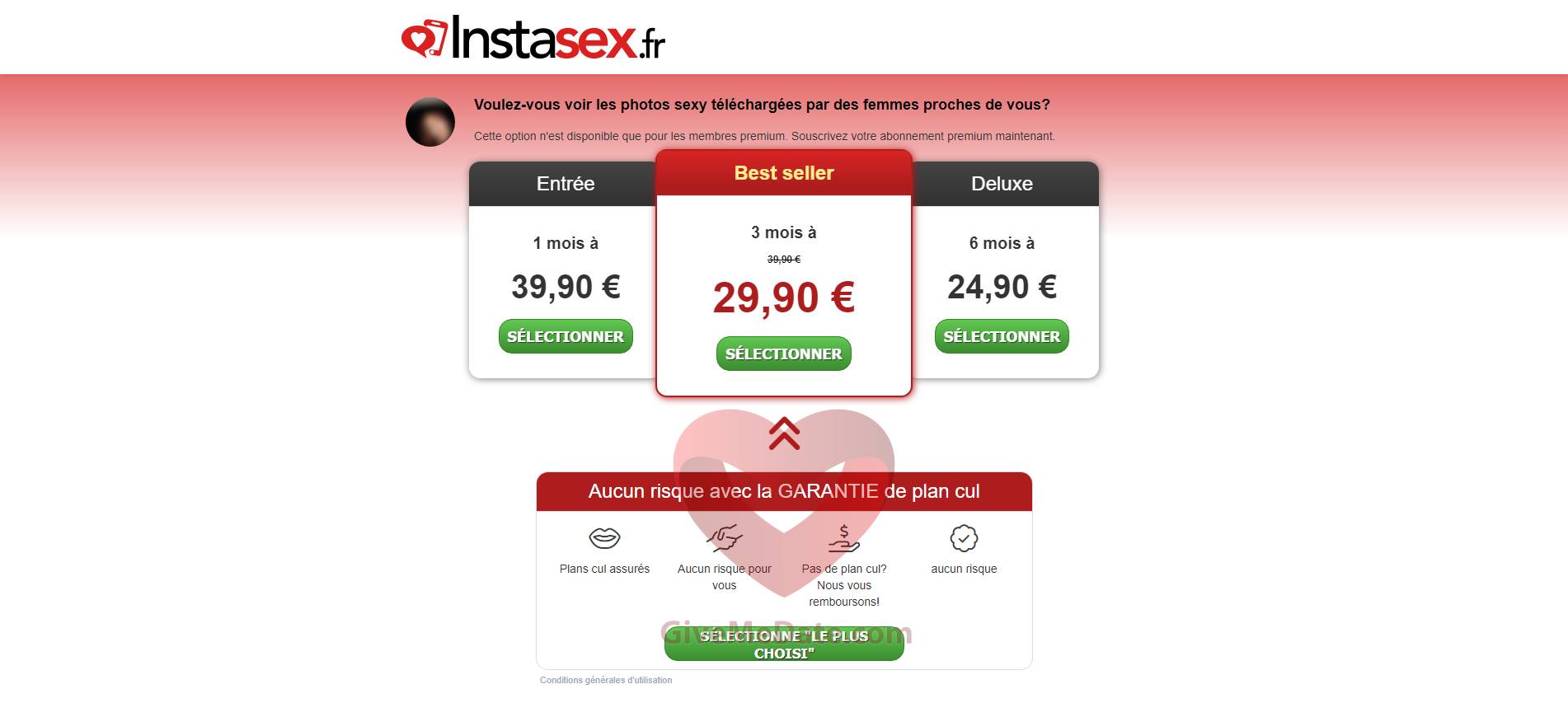 instasex offres abonnement