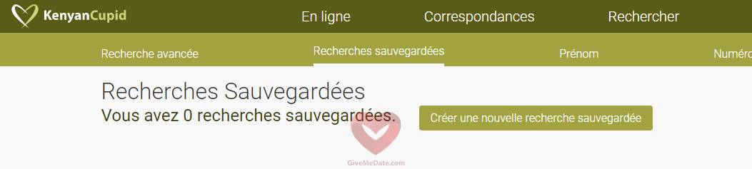 kenyancupid recherche sauvergardee