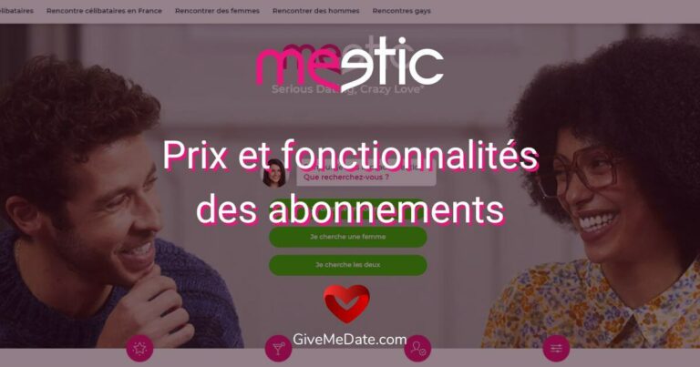 meetic subscription prices
