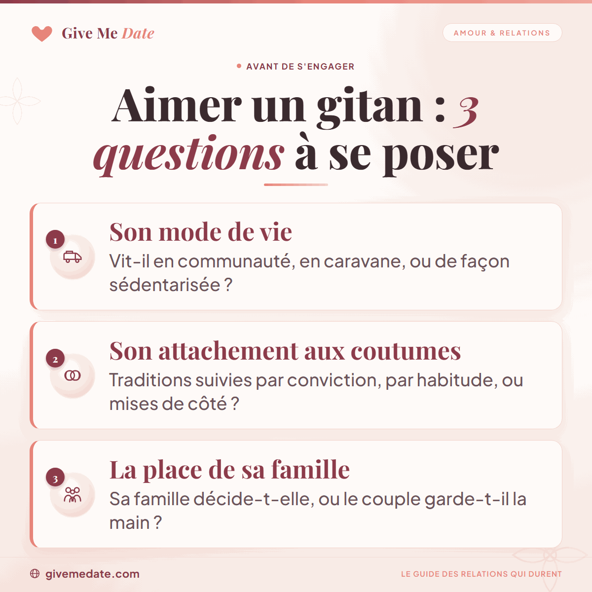 Aimer un gitan : les 3 questions à se poser avant de s'engager