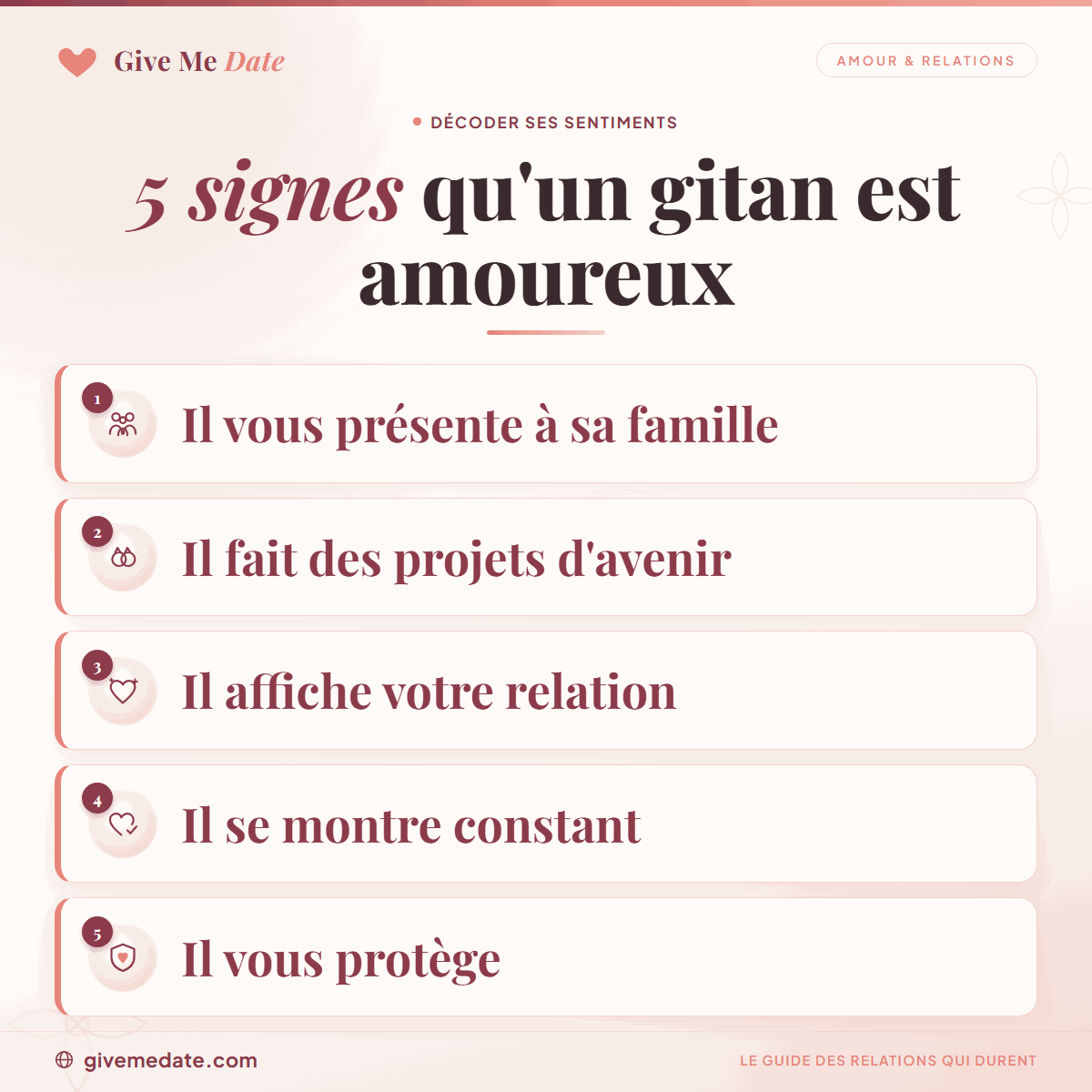 Les 5 signes qu'un gitan est amoureux et sincère