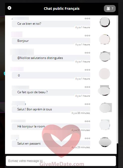 snapdrague chat room public french